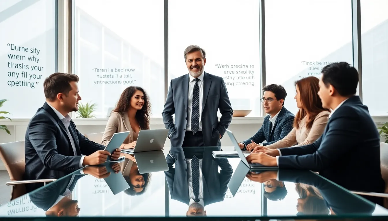Mark Cuban leading a masterclass with diverse entrepreneurs in a modern office.